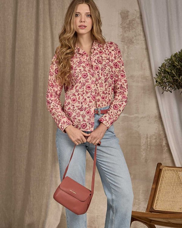 Chemise imprimée rose Chemise imprimée rose