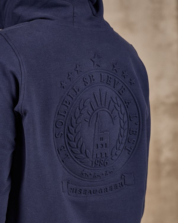 Sweat zippé bleu Sweat zippé bleu