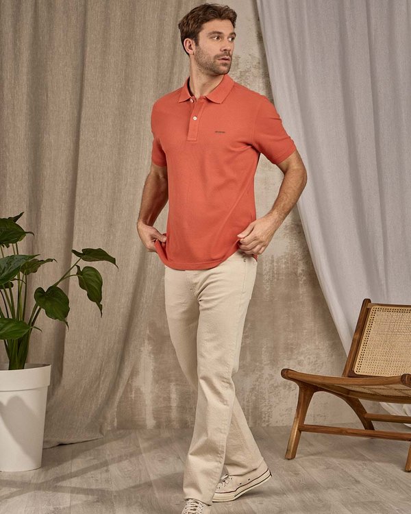 Polo Collin rouge Polo Collin rouge