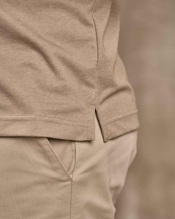 Polo chiné beige Polo chiné beige