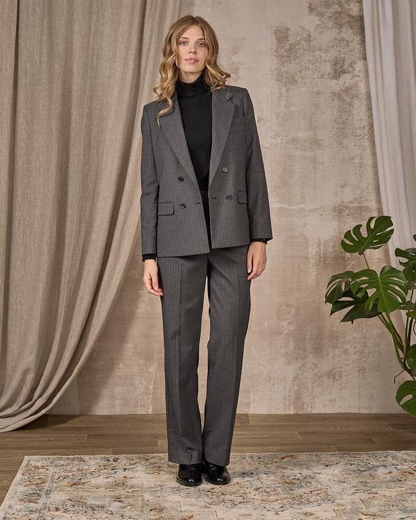 Blazer rayé gris Blazer rayé gris