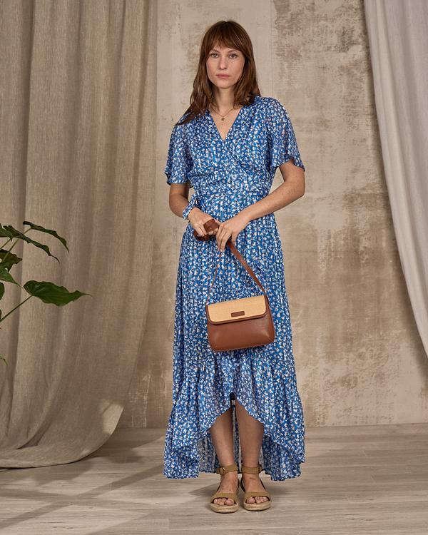 Robe imprimée bleu Robe imprimée bleu