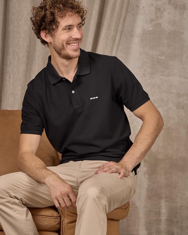 Polo Collin noir Polo Collin noir
