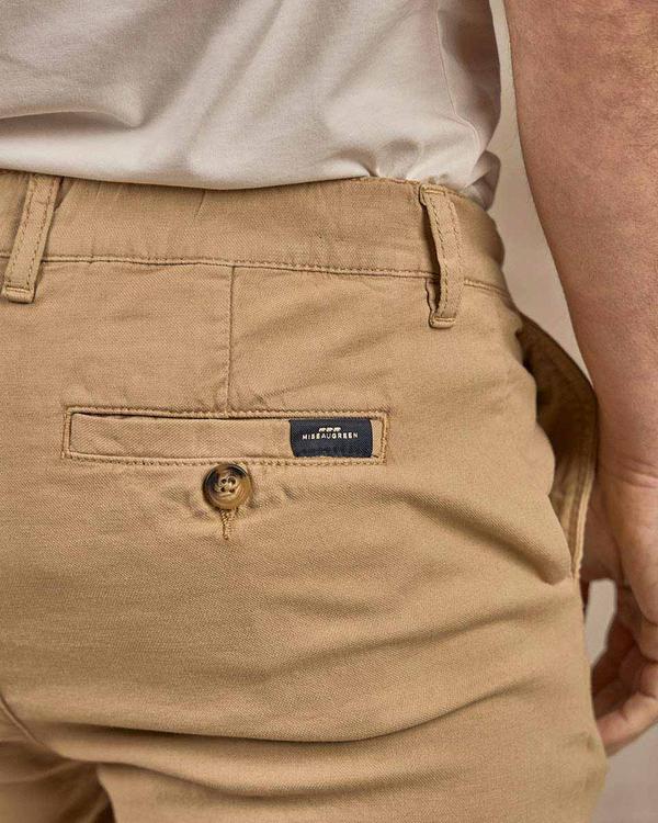 Chino coton et lin beige Chino coton et lin beige