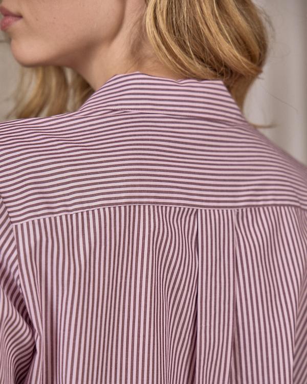 Chemise fines rayures rouge Chemise fines rayures rouge