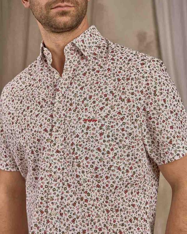 Chemise fleurie blanc Chemise fleurie blanc