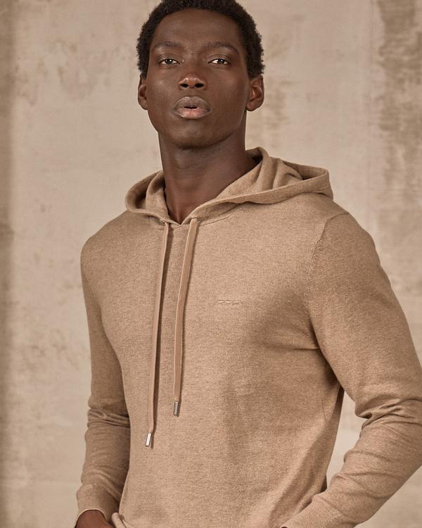 Pull à capuche Edmond beige Pull à capuche Edmond beige