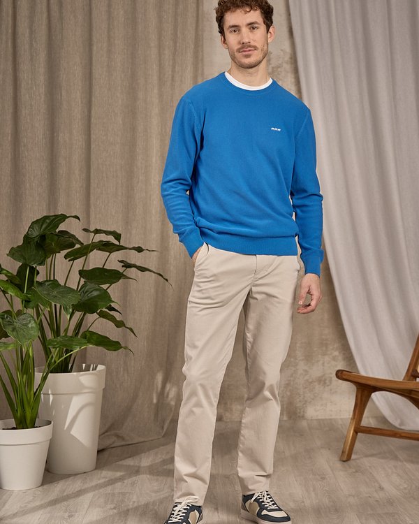 Pull nid d'abeille bleu Pull nid d'abeille bleu
