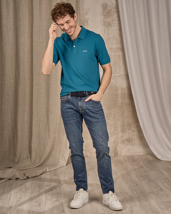 Polo Collin bleu Polo Collin bleu