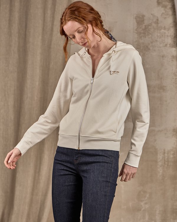 Sweat zippé blanc Sweat zippé blanc