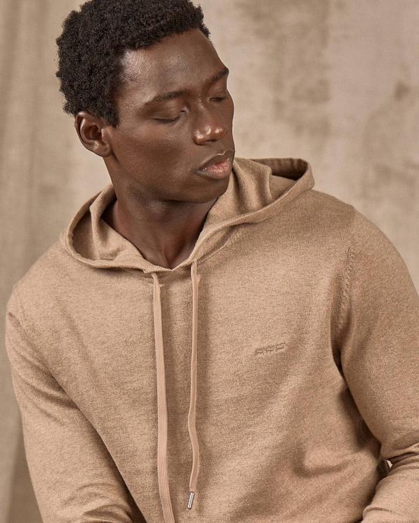 Pull à capuche Edmond beige Pull à capuche Edmond beige