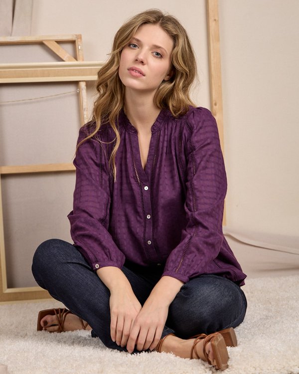 Chemise Cristy violet Chemise Cristy violet