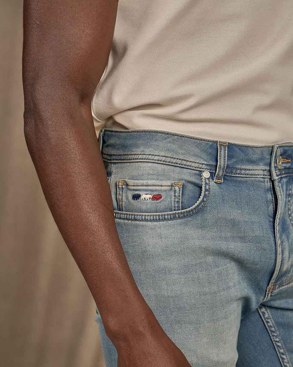 Bermuda denim bleu Bermuda denim bleu