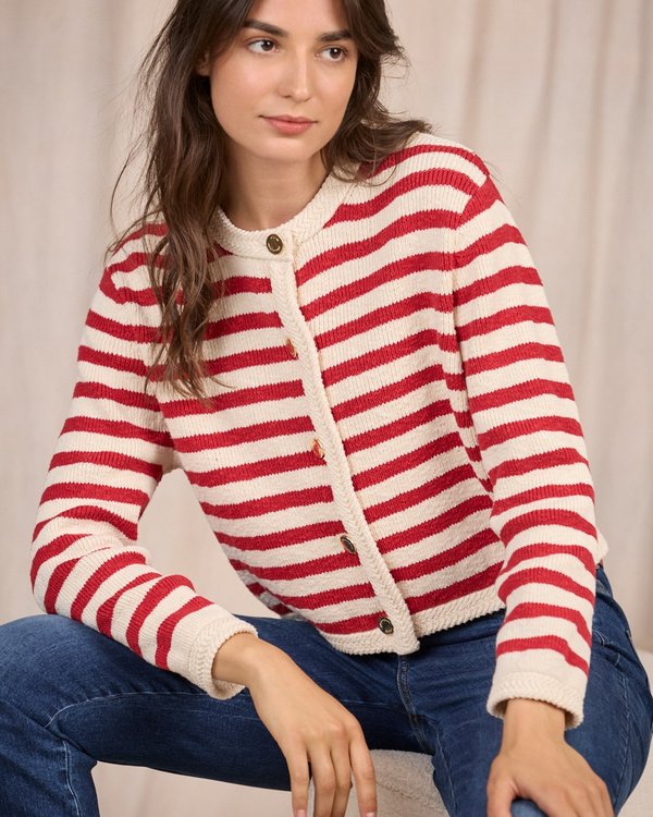 Cardigan Connie rouge Cardigan Connie rouge