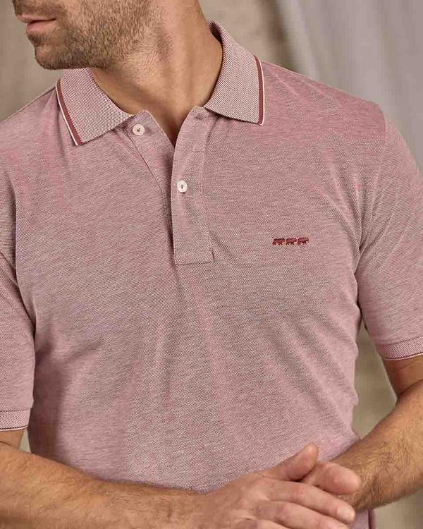 Polo chiné rose Polo chiné rose