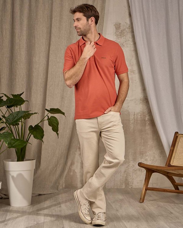 Polo Collin rouge Polo Collin rouge