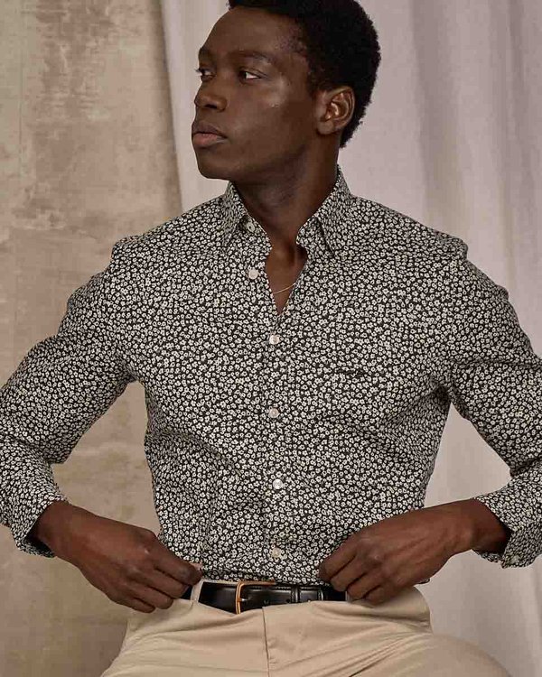 Chemise pétunias noir Chemise pétunias noir