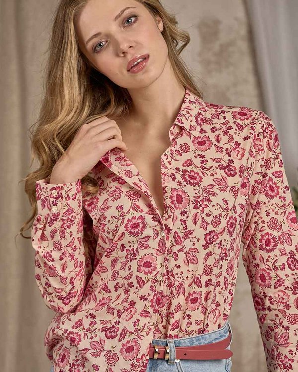 Chemise imprimée rose Chemise imprimée rose