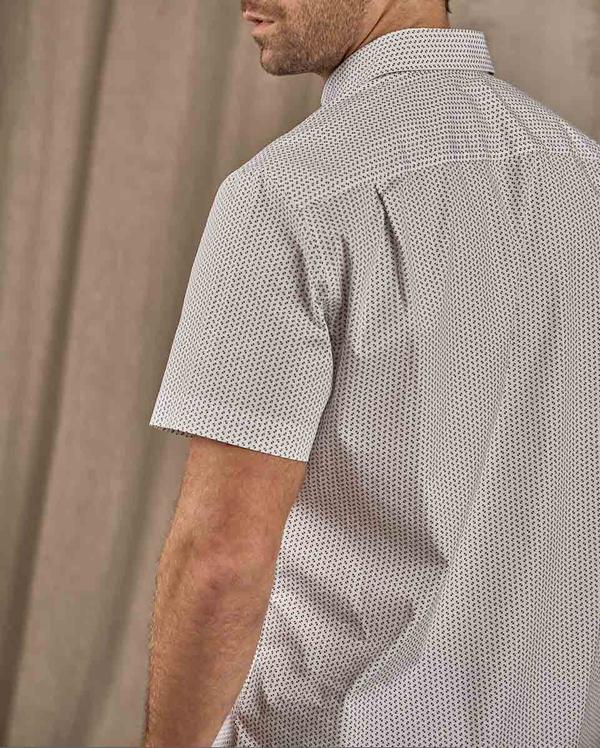Chemise micro motifs blanc Chemise micro motifs blanc