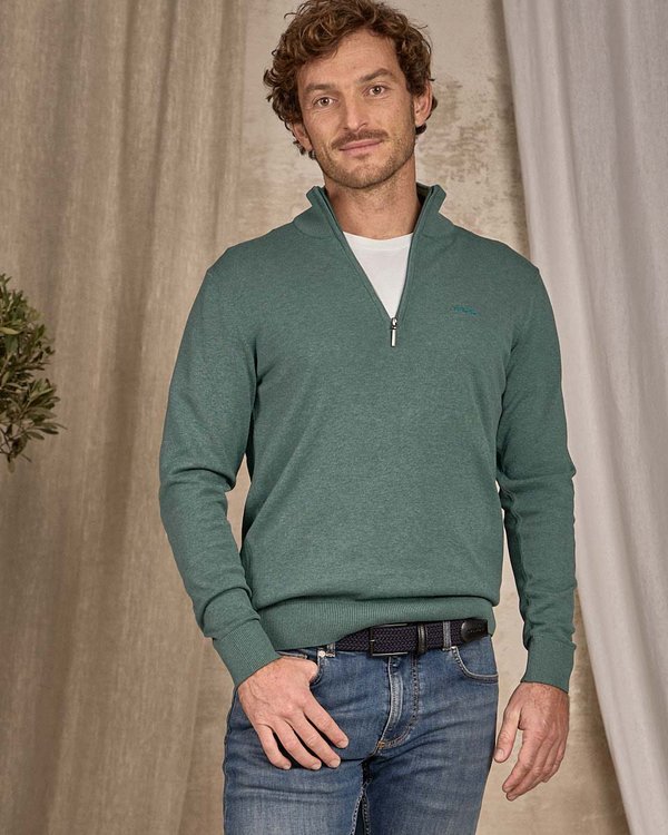 Pull col camionneur vert Pull col camionneur vert