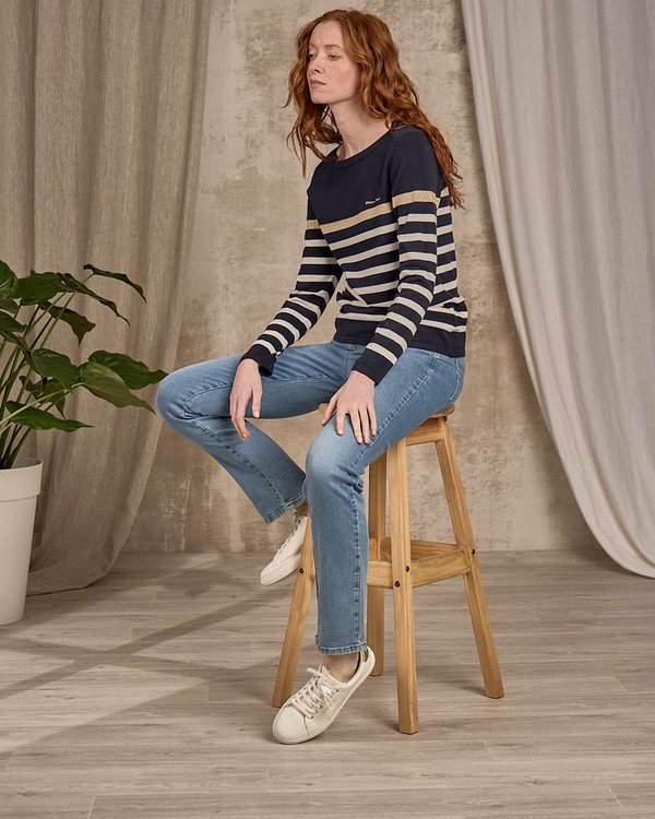 Pull rayé bleu Pull rayé bleu