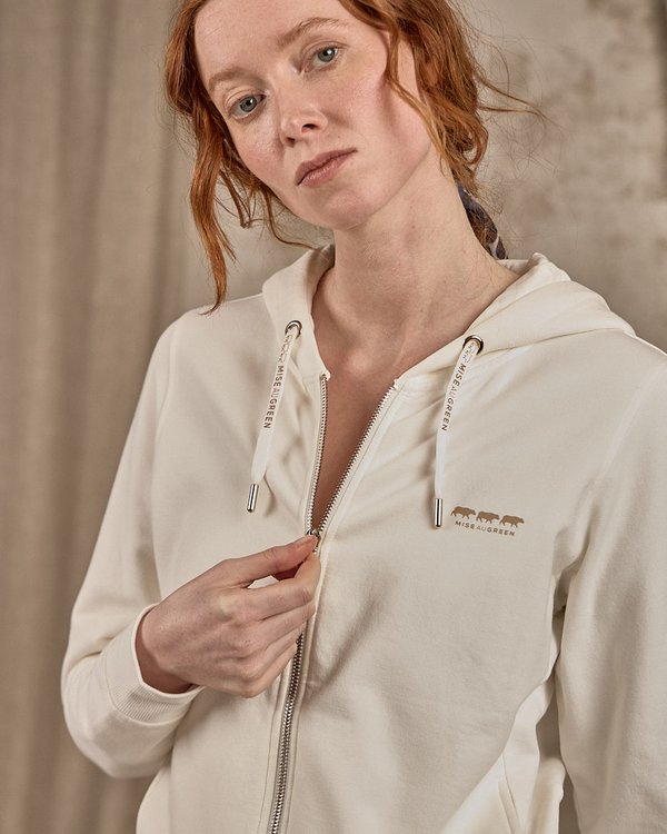 Sweat zippé blanc Sweat zippé blanc