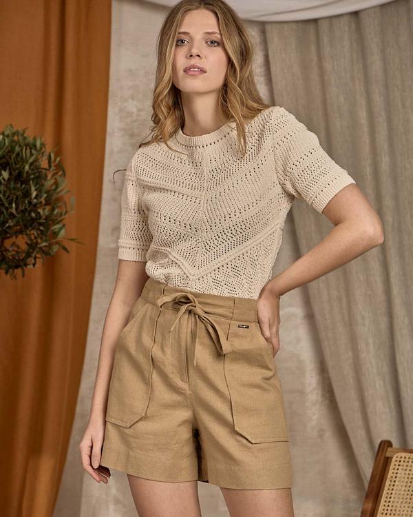 Short paperbag beige Short paperbag beige