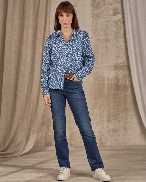 Chemise imprimée bleu Chemise imprimée bleu