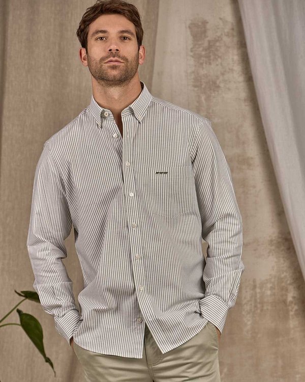 Chemise rayée vert Chemise rayée vert