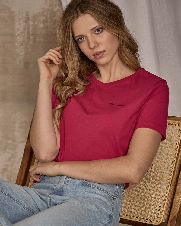T-shirt uni rose T-shirt uni rose