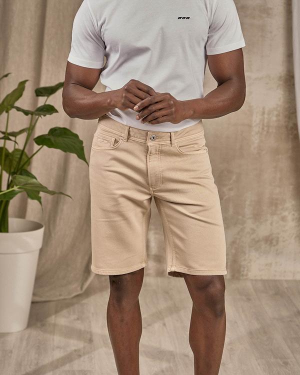 Bermuda denim beige