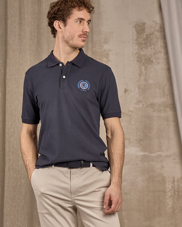 Polo blason bleu Polo blason bleu
