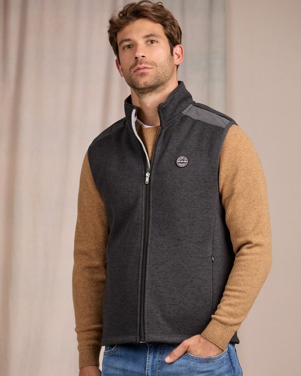 Polaire sans manches gris Polaire sans manches gris