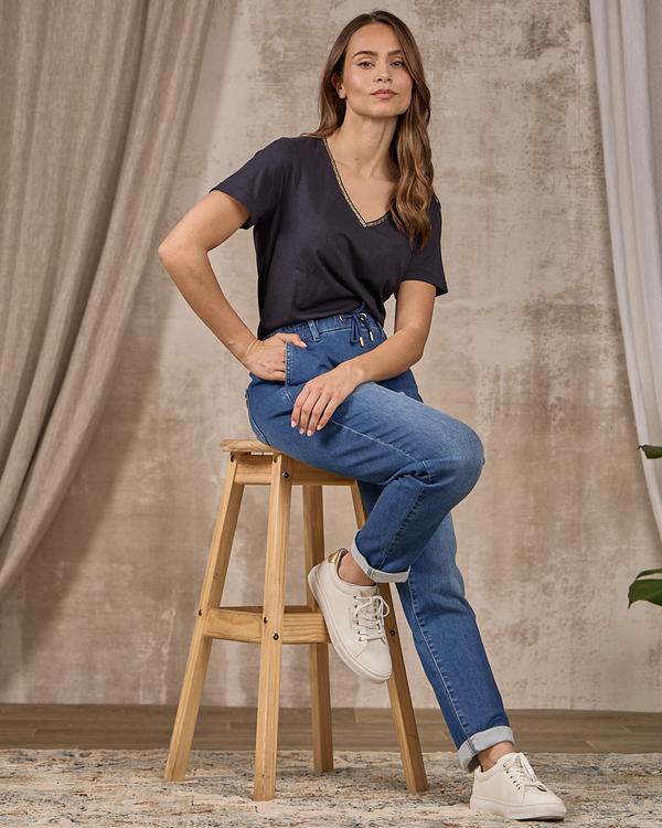 Jean coupe loose bleu Jean coupe loose bleu