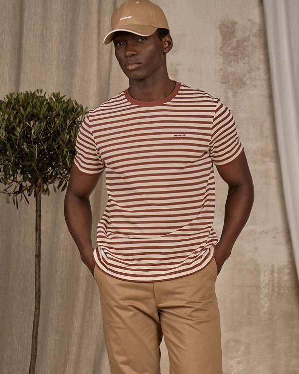 T-shirt rayé rouge T-shirt rayé rouge