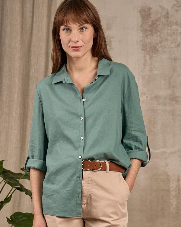 Chemise Dayton vert