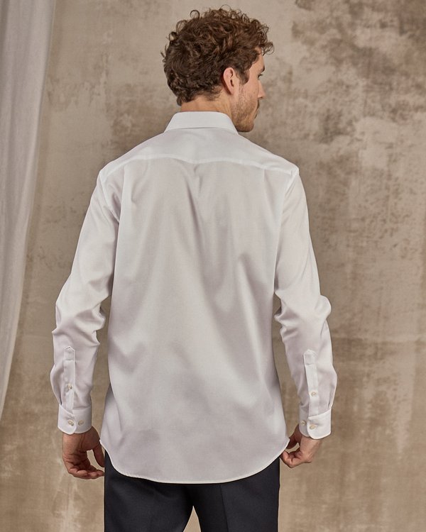Chemise unie blanc Chemise unie blanc