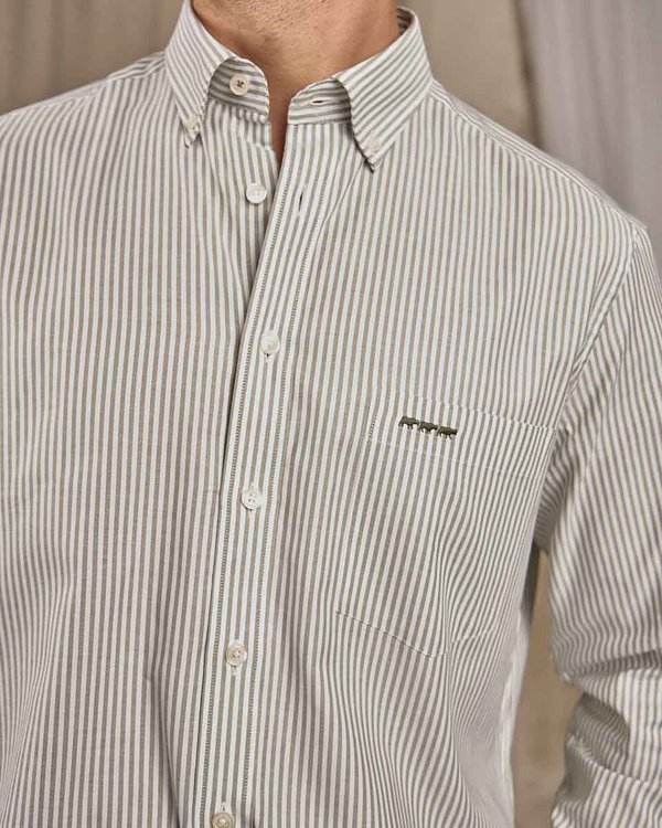 Chemise rayée vert Chemise rayée vert