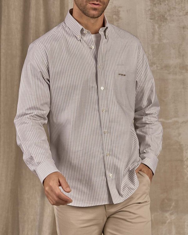 Chemise à rayures beige Chemise à rayures beige