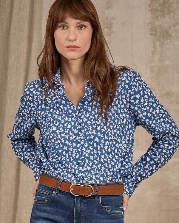 Chemise imprimée bleu Chemise imprimée bleu