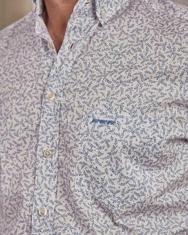 Chemise feuilles blanc Chemise feuilles blanc