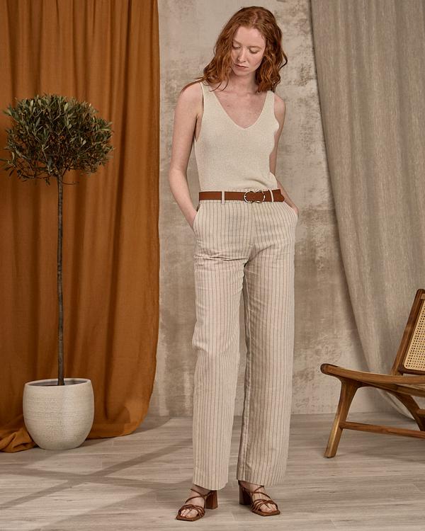 Pantalon fluide beige Pantalon fluide beige