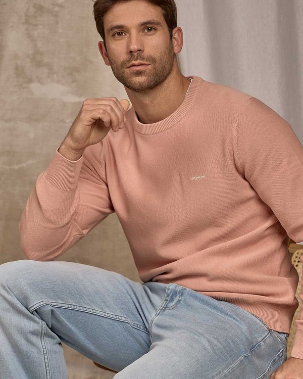 Pull nid d'abeille rose Pull nid d'abeille rose