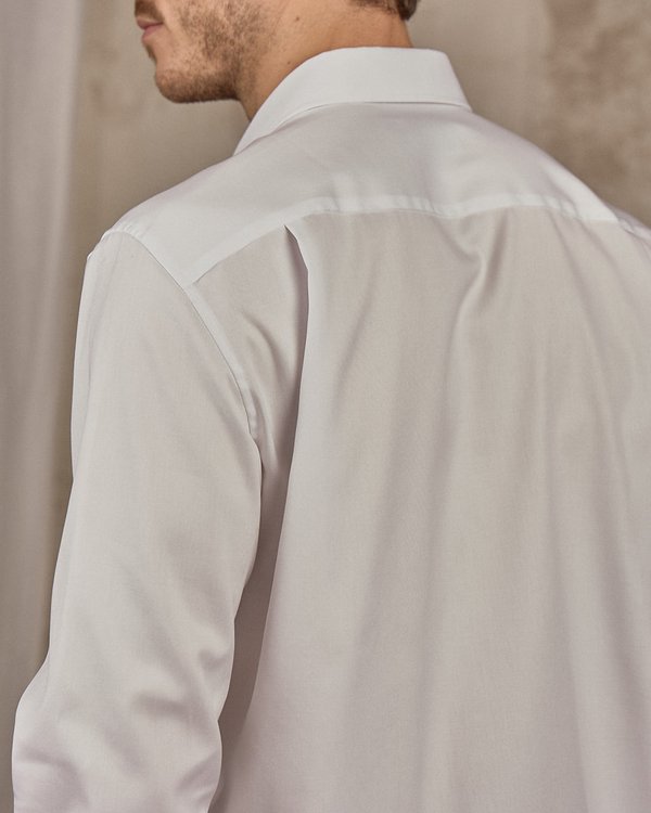 Chemise unie blanc Chemise unie blanc