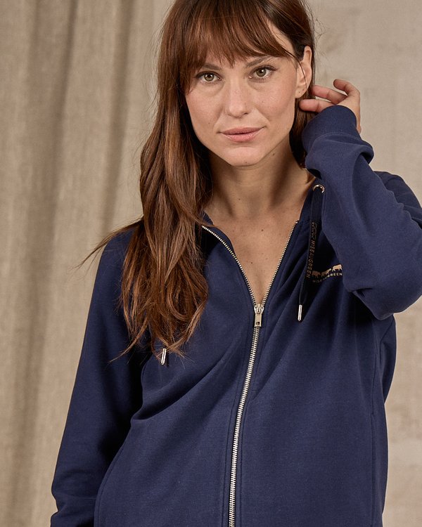 Sweat zippé bleu Sweat zippé bleu