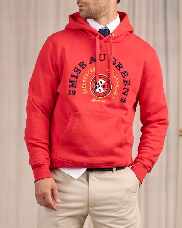 Hoodie blason rouge Hoodie blason rouge