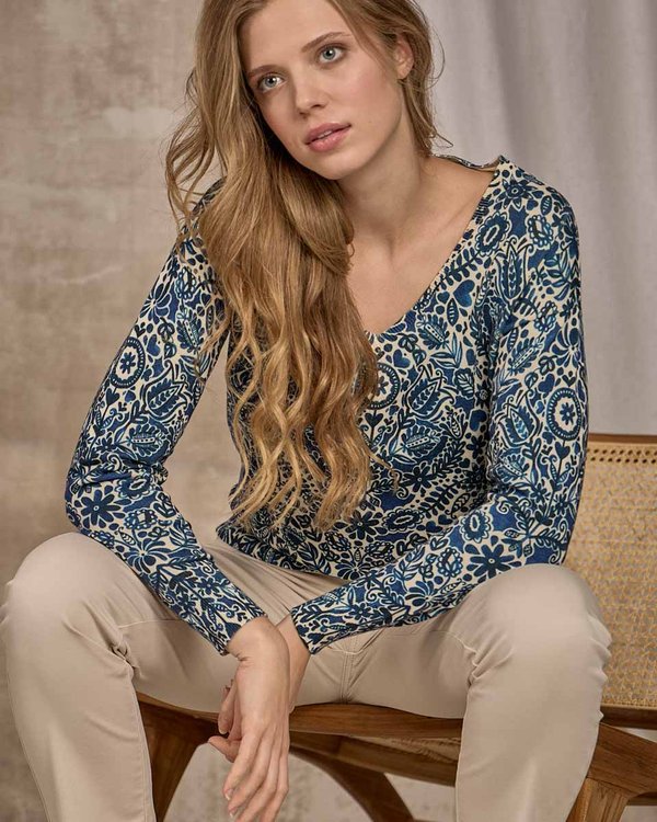 Pull Déborah bleu Pull Déborah bleu