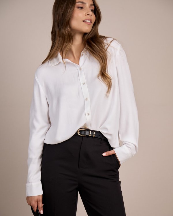Chemise unie blanc Chemise unie blanc