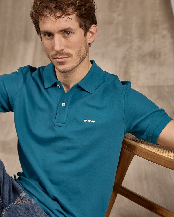 Polo Collin bleu Polo Collin bleu