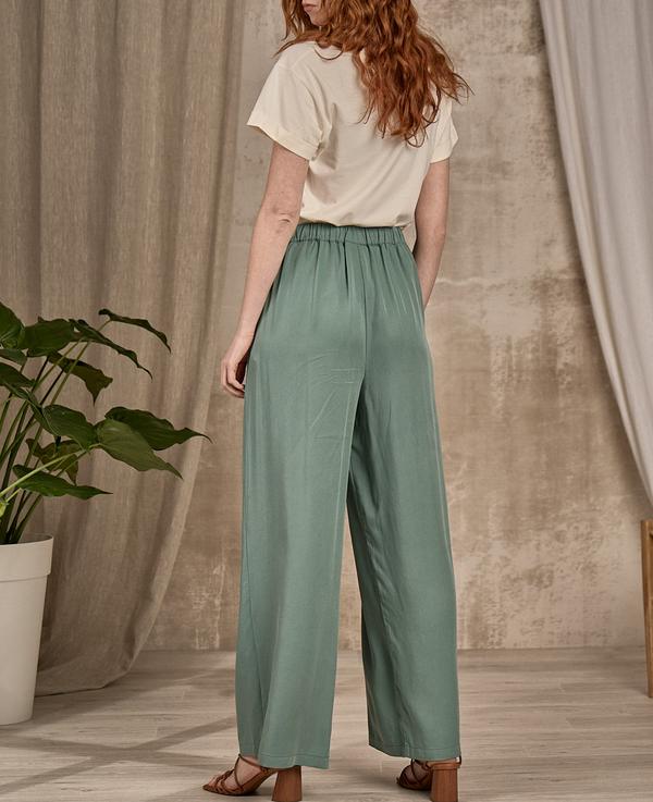 Pantalon fluide vert Pantalon fluide vert